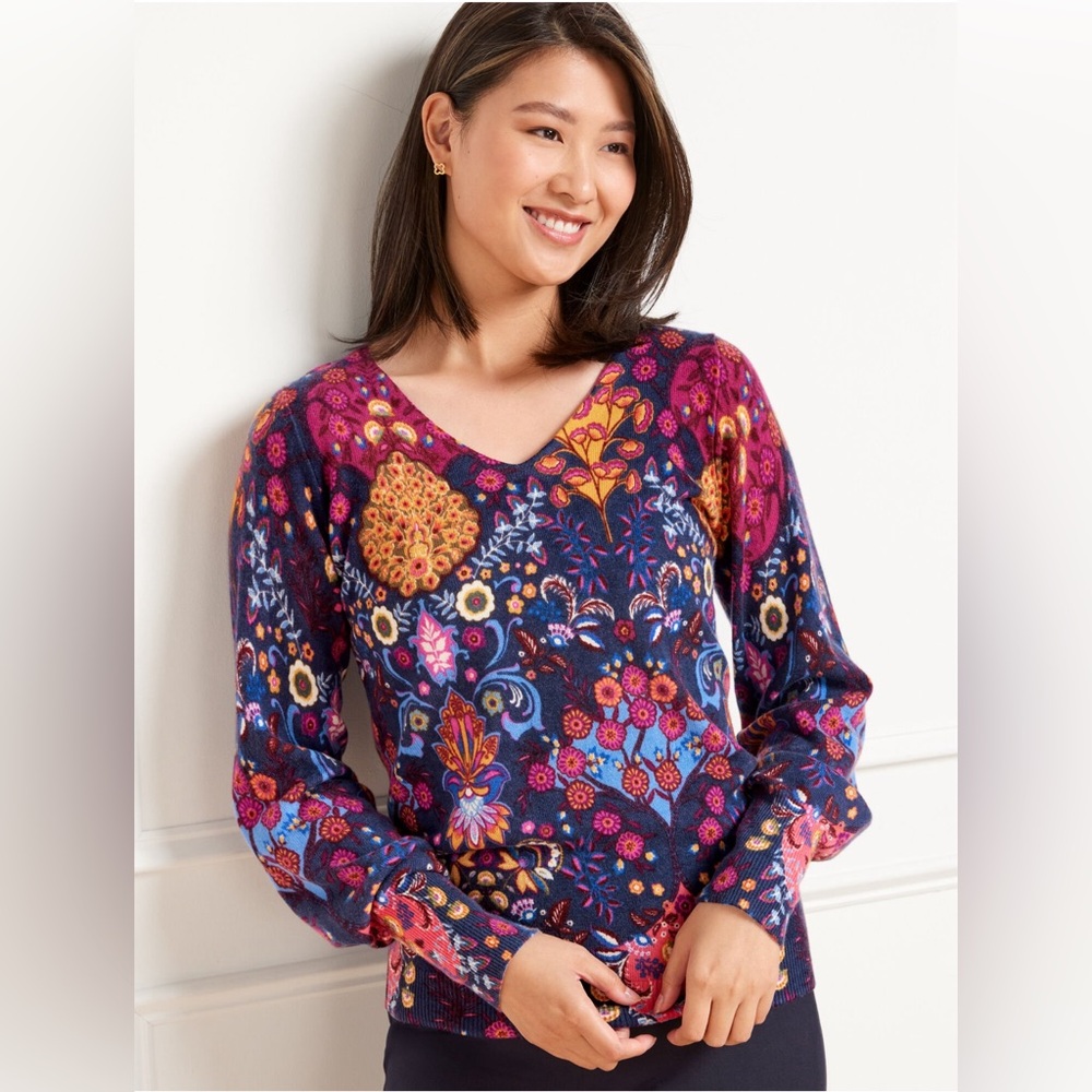 TALBOT -BALLOON SLEEVE CASHMERE SWEATER